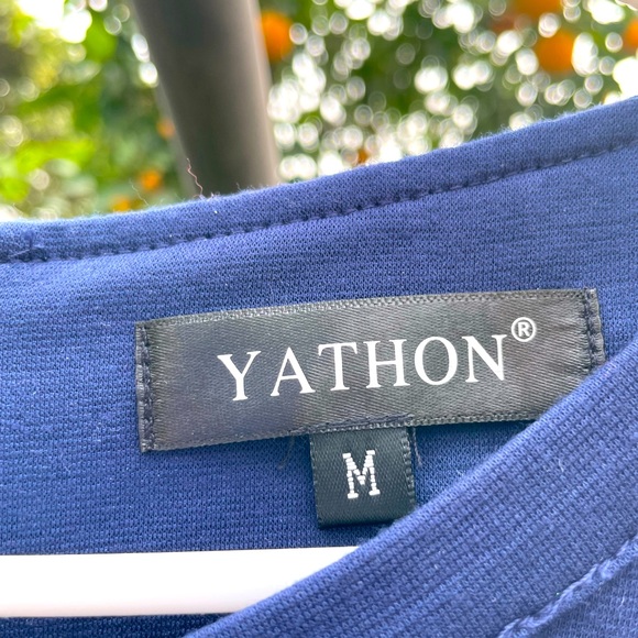 Elegant Red, White, and Blue Midi Dress With Pockets!!! - Picture 6 of 8